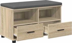 vidaXL Παγκάκι Χαλωρίου Δρύς Sonoma 80 x 38 x 46 εκ