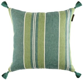 Μαξιλάρι Διακοσμητικό (Με Γέμιση) Szepviz Stripe LC40094 50x50 Green MindTheGap 50Χ50 Feather