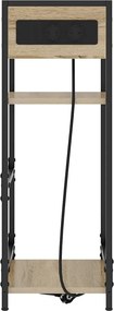 vidaXL Κομοδίνο Δρύς Sonoma 40 x 27 x 76 εκ Επεξεργασμένο ξύλο