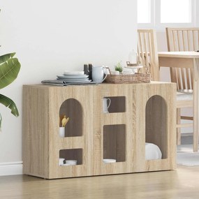 vidaXL Πλαϊνό γραφείο ELST Δρύς Sonoma 100 x 35 x 59 εκ