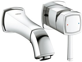 Μπαταρία νιπτήρος 2 οπών Grohe Grandera-Μήκος: 17,7 εκ.