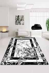 Χαλί Marmor 286CHL4130 Black-White Conceptum Hypnose 100X200cm