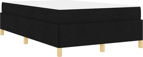 vidaXL Σκελετός Κρεβατιού Μαύρο 120 x 190 cm ύφασμα
