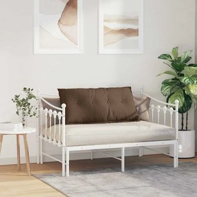 vidaXL Μαξιλάρι Πλάτης Καφέ 100 x 19 x 50 εκ ύφασμα