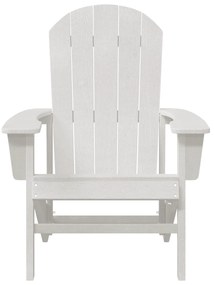 vidaXL Adirondack Καρέκλα Λευκή 74x82x91 εκ HDPE