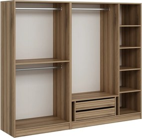 Πενταφυλλη Ντουλαπα Χρυσο KALEO 210 52x225x210