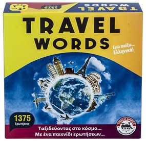 Επιτραπέζιο Παιχνίδι Travel Words 27x27εκ. ΑΚ 69-1474