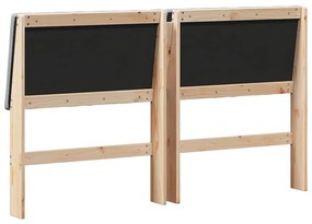 vidaXL Ταπετσαρισμένο κεφαλάρι Ανοιχτό γκρι 160 cm