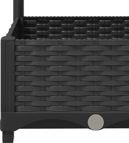 vidaXL Κήπος Μαύρο 120 x 40 x 121,5 cm