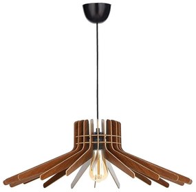 Φωτιστικό Οροφής Boomerang 390FLH2131 Φ59x65cm 1xE27 40W Walnut Opviq