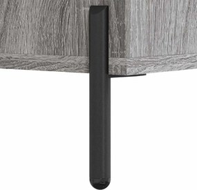 vidaXL Ντουλάπι Γκρι sonoma 34,5x32,5x90εκ. από Επεξεργασμένο Ξύλο