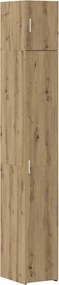 vidaXL Ντουλάπι αποθήκευσης 2 pcs Artisan Δρυς 30 x 42,5 x 225 εκ