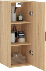 vidaXL Ντουλάπι Τοίχου Sonoma Δρυς 34,5 x 34 x 90 εκ.