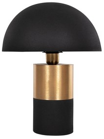 TABLE LAMP PUNE  METAL IN BLACK-GOLD Φ31x41.5Hcm. 31x31x41.5 εκ.