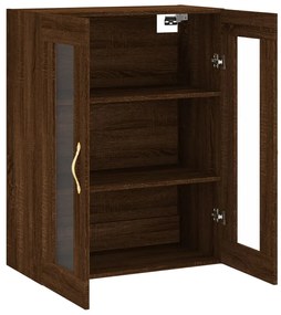 vidaXL Ντουλάπι Τοίχου Καφέ Δρυς 69,5 x 34 x 90 εκ.