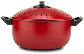 Nava Κατσαρόλα Με Καπάκι - Σουρωτήρι Φ24cm 4.5lt Taurus Και Αντικολλητική Επίστρωση Stone 10-103-132