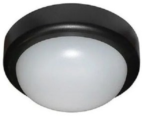 Απλίκα-Πλαφονιέρα LED Φ197mm 10W 4000K IP44 21-0051011 Lumen 21-0051011 Μαύρο