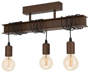 Φωτιστικό Οροφής Eglo 43522 TOWNSHEND 4 Καφέ (Brown)