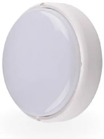 Απλίκα Φωτιστικό Τοίχου Χελώνα LED 15W 4000K IP54 Λευκό 1595 Lucas-1595-Λευκό 1595