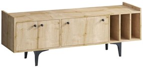 Έπιπλο Tηλεόρασης Antares 393MRD1242 150x35x57cm Oak
