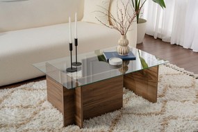 Τραπεζάκι Σαλονιού Καρυδιά CEBIR 105x65x40
