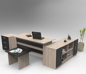 Office Furniture Set Vo13-Ob Oak
Black