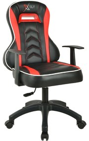 Καρέκλα Γραφείου Gaming XFly Luppo 928STX1112 53x38x103cm Black-Red