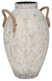Βάζο Μεταλλικό Cupi 027245 D20xH33cm White Metal