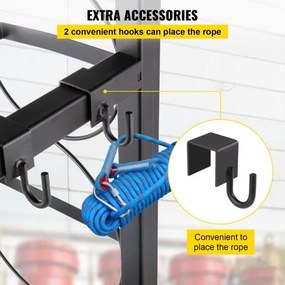VEVOR Refrigerant Tank Rack Cylinder Tank Rack with 3-30lb and 3 Small Bottles