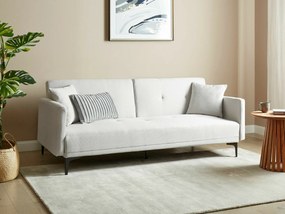 Καναπές κρεβάτι Berwyn 161, Beige, 75x175x91cm, 40 kg, Πόδια: Μέταλλο | Epipla1.gr