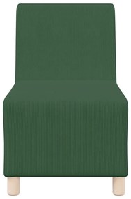 vidaXL Μοναδικός Καναπές χωρίς Χερούλια 3 pcs Πράσινο της Ζούγκλας