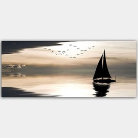 Πίνακας Καμβάς 451ERN1408 120x50cm Multi Wallity Οριζόντιοι Ξύλο, Καμβάς