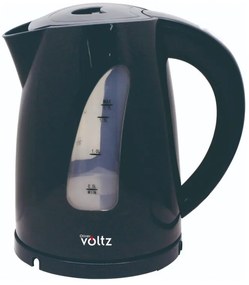 Ηλεκτρικός βραστήρας Oliver Voltz OV51230B, 2200W, 1,7 l, Φωτεινή ένδειξη, Ασύρματο, Μαύρο
