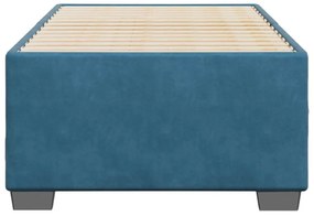 vidaXL Πλαίσιο Κρεβατιού Μπλε 90 x 190 εκ. Βελούδινο