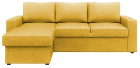 Καναπές Κρεβάτι Γωνιακός ArteLibre SOFIA Melon 220x155x81cm