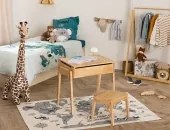 ATMOSPHERA ΠΑΙΔΙΚΌ ΔΩΜΆΤΙΟ & ΔΙΑΚΌΣΜΗΣΗ DESK + STOOL ROBIN ATMOSPHERA FOR KIDS 174274 0/0/0 NEOPORTAL-3560231528379