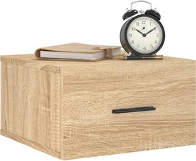 vidaXL Κομοδίνα Επιτοίχια 2 τεμ. Sonoma Δρυς 35 x 35 x 20 εκ.