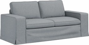 vidaXL Καναπές 2 pcs Ανοιχτό γκρι