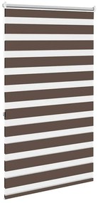 vidaXL Σύστημα Σκίασης Ρόλερ Zebra Καφέ 100 x 175 εκ.