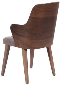 Artekko Velt Καρέκλα Ξύλο Φυσικό Χρώμα (53x62x93)cm