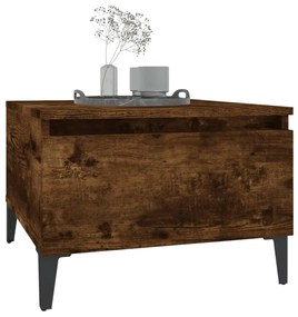 vidaXL Βοηθητικό Τραπέζι Καπνιστή Δρυς 50x46x35 εκ. Επεξεργασμένο Ξύλο