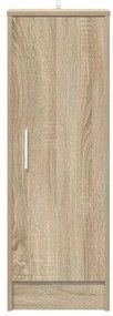 vidaXL Παπουτσοθήκη Sonoma Δρυς 32 x 35 x 92 εκ. από Επεξ. Ξύλο