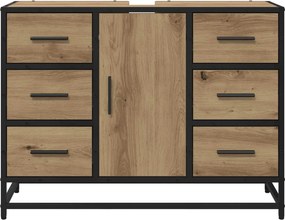 vidaXL Ντουλάπι Μπάνιου Artisan Oak 80 x 33 x 60 εκ Επεξεργασμένο Ξύλο