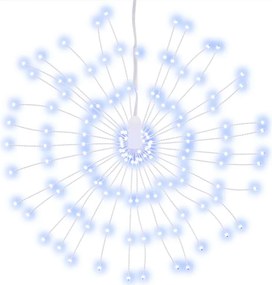 vidaXL Φωτάκια Χριστουγεννιάτικα 140 LED Ψυχρό Λευκό 17 εκ.