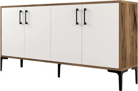 Stewehome Ξύλινος Μπουφές Μοντέρνος 160x35x78 cm