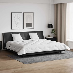 vidaXL Χειμερινό Παπλωματοθήκη με μαξιλάρι 3 pcs Λευκό Μικροΐνες