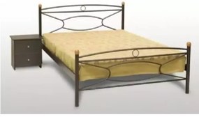 Delch Κρεβάτι Κρίκος Διπλο Μεταλλικό 160x200cm HouseSMetal-furniture145