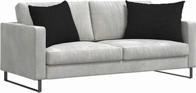 vidaXL Μαξιλάρι Καναπέ 2 pcs Μαύρο 70 x 50 cm ύφασμα
