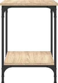 vidaXL Τραπεζάκι Σαλονιού Sonoma Δρυς 40 x 40 x 55 εκ. Επεξεργ. Ξύλο