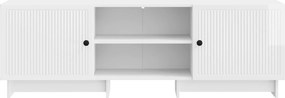 vidaXL Ντουλάπι TV 150 x 31 x 50 εκ. Γυαλιστερό Λευκό